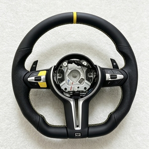 Volante de Cuero para BMW M3 M5 F10 F11 F06 F07 F12 F13 F01 F02 F20 F30 F32 F22 F35 con Palanca de Cambios, Accesorios para Auto - Product Image 3