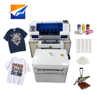 Machine d'impression numérique de T-shirt directement sur film 30cm XP600 tête d'impression imprimante DTF Machine de film PET avec secoueur et sécheur