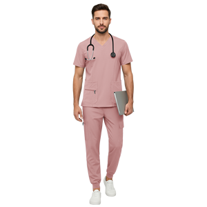 Combinaisons de travail médicales unisexes à manches courtes de haute qualité pour cliniques dentaires, uniformes médicaux pour hôpitaux vétérinaires, tissu tissé, prix d'usine - Product Image 4