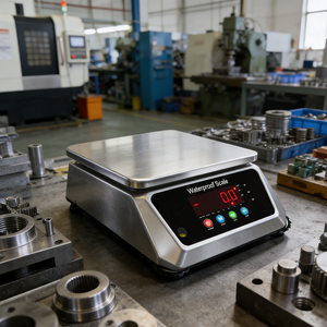 Báscula Industrial <span class=keywords><strong>de</strong></span> Acero Inoxidable <span class=keywords><strong>de</strong></span> 6 kg, Báscula Digital Impermeable con Doble Pantalla LED - Product Image 2