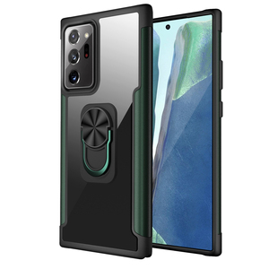 Funda de teléfono móvil transparente de alta gama, soporte de hebilla de anillo de Metal transparente para Samsung Galaxy <span class=keywords><strong>A</strong></span> <span class=keywords><strong>52</strong></span> A21s S21 - Product Image 1