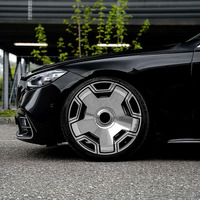 Jantes forgées monobloc 19 20 21 22 pouces entièrement polies 5x112 en alliage, compatibles avec Mercedes Classe S Maybach W222 W223 S550 S600