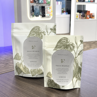 Sachet Doypack Personnalisé Brillant et Mat avec Fenêtre Transparente, Refermable à Fermeture Ziplock, Doublure en Aluminium pour Emballage Alimentaire, Herbes, Poudres et Thés