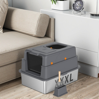 Vente de fournisseur OEM 1.6kg de sable de litière pour chat en cristal à absorption rapide et facile à nettoyer 20L boîtes à chat en silice propre accessoires de litière pour chat