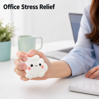 Coffret Cadeau Nuage 2 Pièces – Jouets Anti-Stress Doux et Mignons en Forme de Nuage Blanc pour Bureau et Détente