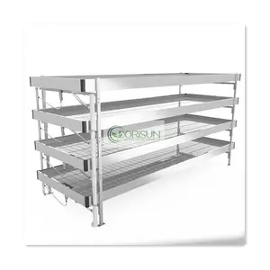 Grow Rack For Hydroponics Indoor Growing Farming Not Ebb And Flow Table Multi Level Hydroponic Rack