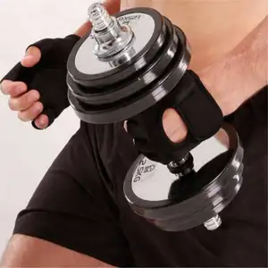 Venta caliente medio dedo culturismo Fitness ejercicio gimnasio guantes de levantamiento de pesas