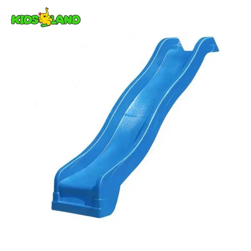 Fabriek Leverancier Outdoor Speeltuin Accessoires Glijbaan Grote Lange Plastic Water Wave Plastic Glijbaan Voor Kinderen