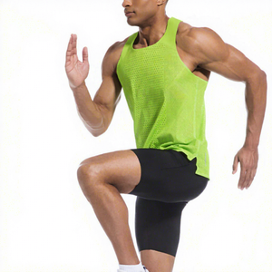 Vente flash : débardeur de sport pour homme, séchage rapide, sans coutures, respirant, léger, impression de logo personnalisée - Product Image 2