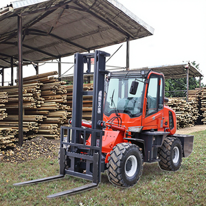 Carretilla elevadora diésel de 5 toneladas CE ISO9001 Industria minera de construcción Gran capacidad de carga Carretilla elevadora de motor de alta eficiencia - Product Image 3