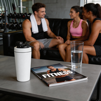 Bouteille shaker de protéines en acier inoxydable mat 304, mélangeur de sport en métal sans boule, agitateur intégré, simple et double paroi, vente en gros