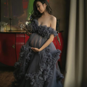 Vestido <span class=keywords><strong>de</strong></span> <span class=keywords><strong>maternidad</strong></span> <span class=keywords><strong>de</strong></span> encaje <span class=keywords><strong>para</strong></span> sesión <span class=keywords><strong>de</strong></span> <span class=keywords><strong>fotos</strong></span> <span class=keywords><strong>de</strong></span> mujeres, <span class=keywords><strong>ropa</strong></span> Maxi <span class=keywords><strong>para</strong></span> fotografía del embarazo - Product Image 2