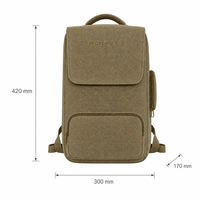 Sac à dos pour ordinateur portable imperméable en polyester, souple, 36-59 L, unisexe, avec fermeture éclair, pour les voyages d'affaires