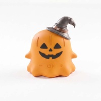 Speaker Halloween Ghost 5.3 TWS Pairing ABS Audio Portabel Dekorasi Baterai Terpasang Tipe-C Meja Luar Ruangan Hadiah