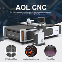 Table de découpe à plat CNC AOL pour tapis de sol de voiture en fibre de carbone et intérieur automobile