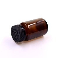 Vente en gros de bocal en verre ambré pour capsules de 100ml bocaux de médicaments flacons de pilules contenant des vitamines complément alimentaire médicament avec couvercle à l'épreuve des enfants