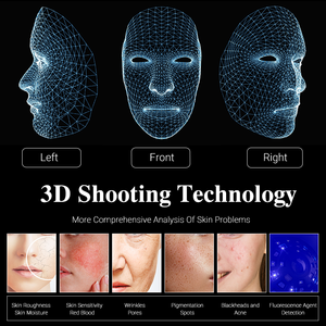 Analyseur professionnel de peau faciale de machine d'analyse de visage de peau de l'écran 3D Ai de 15.6 pouces - Product Image 4