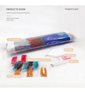 Chenistory Winter Diamond Mosaic Landscape Full Square Drill Diamond Painting Snow River Cross Stitch Kit diamante ricamo - Product Image 6