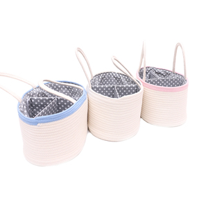 Pequeño Moq <span class=keywords><strong>Amazon</strong></span>, almacenamiento <span class=keywords><strong>de</strong></span> vivero Bin y coche plegable <span class=keywords><strong>de</strong></span> cuerda <span class=keywords><strong>de</strong></span> algodón pañal organizador con divisor - Product Image 1