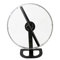 Proyector de Escritorio Publicitario OEM HD-F32 de 32 cm, Recargable, Pantalla Transparente Vertical, Ventilador de Holograma LED 3D, Médico