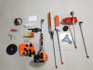 Industrial 2 Stroke Engine 52cc <b>Gasoline</b> Brush Cutter Lawn Mower Weed Eater Hedge Trimmer - Product Image 5