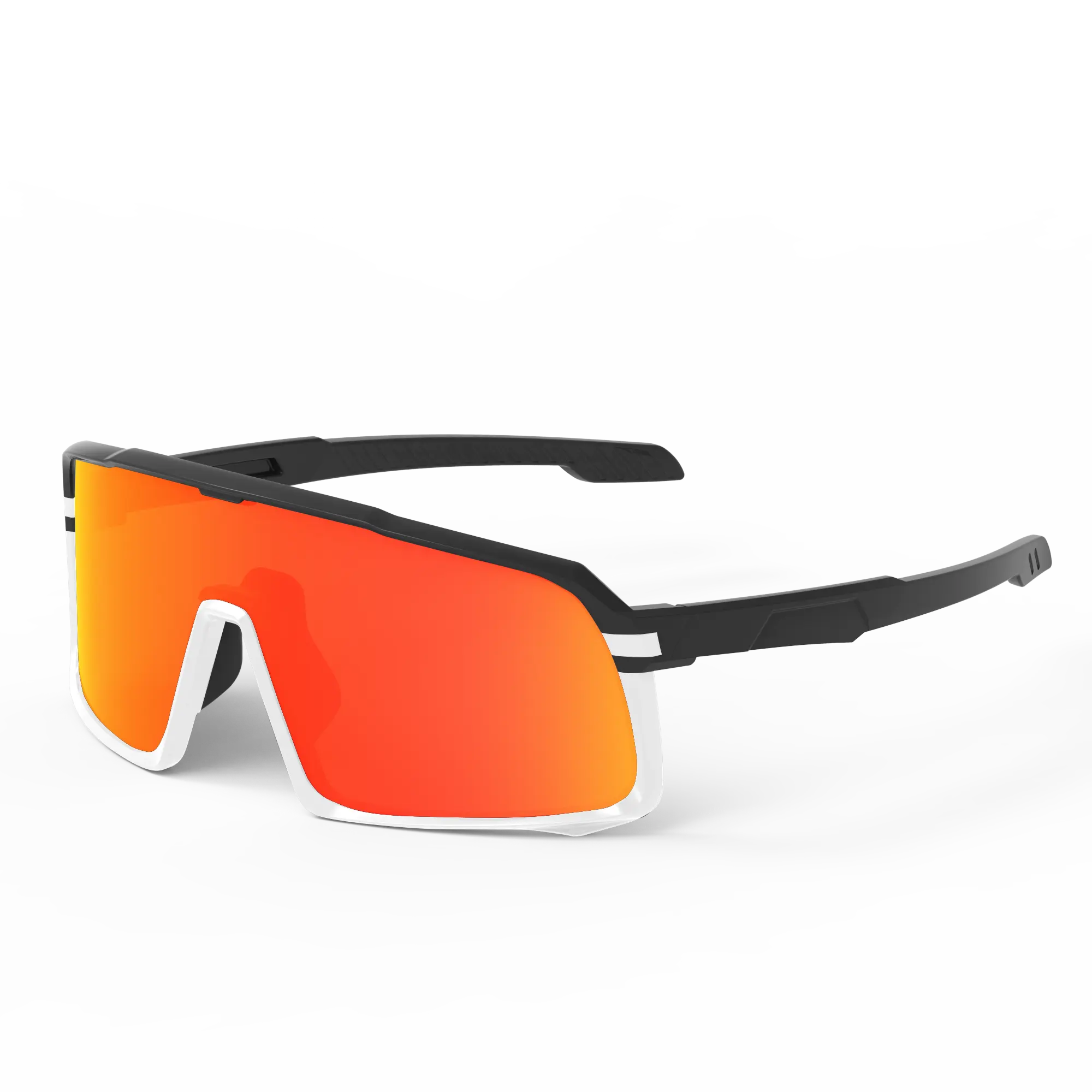 SUNOK kacamata hitam olahraga terpolarisasi, kacamata hitam anti UV lensa yang dapat dipertukarkan untuk sepeda MTB, kacamata bersepeda kustom