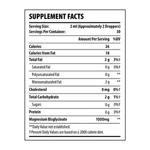 Bisglycinate de magnésium liquide pour le soutien immunitaire végétalien biologique certifié GMP sans OGM sans gluten Bisglycinate de magnésium liquide - Product Image 2