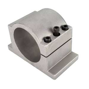 Support de fixation CNC en aluminium moulé Zhong Hua Jiang 65 mm avec 3 vis, 0,8 kW ou 1,5 kW, pour moteur de broche CNC - Product Image 1