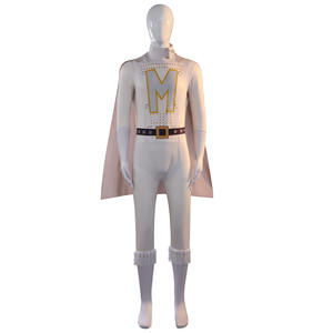 Echo Halloween <span class=keywords><strong>Super</strong></span> Villain Cosplay Costume Cape une pièce pour adultes unisexe - Product Image 6