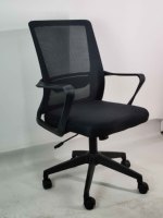 Chaise pivotante contemporaine en fer pour la maison, le bureau ou les loisirs, avec emballage postal disponible, modèle HY-1165