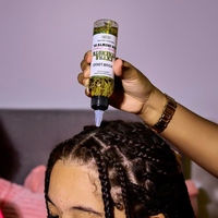 Huile de croissance des cheveux HUNMUI à la lavande et au fenugrec, huile de croissance des cheveux à base de plantes extra forte pour des racines plus fortes, 120 ml