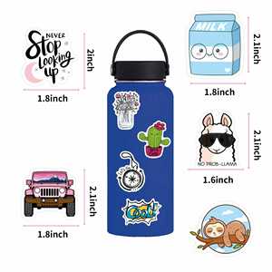 50 New and Fresh Graffiti <b>Stickers</b>, Suitable for Refrigerators, Laptops, Trolley Cases, Guitars, Laptops, and Books - Product Image 1