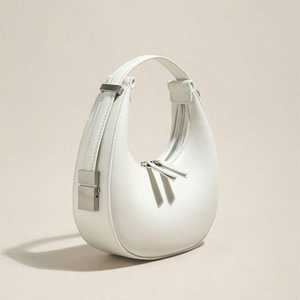 กระเป๋าทรงอานม้าสะพายไหล่สายเดี่ยวสำหรับผู้หญิง, กระเป๋าแฟชั่นแบบครึ่งวง - Product Image 3