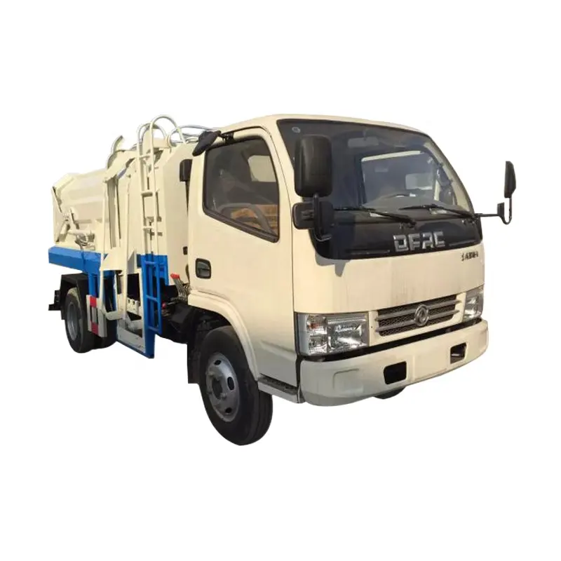 Piccolo camion della spazzatura del bidone del sollevatore idraulico 4x2 per rifiuti di trasporto con il prezzo economico