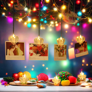 Luci a Stringa LED Moderne in Plastica, Smart Home, Alto CRI 90, Vari Design: Fiocchi di Neve, <span class=keywords><strong>Farfalle</strong></span>, con Interruttore, per Decorazione Casa e Soggiorno - Product Image 6