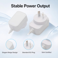 Adaptateur secteur mural AC/DC 5V 3A 15W certifié SAA CE, alimentation à découpage pour importateurs mondiaux, transformateur de qualité stable