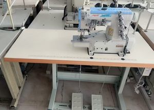 High-Speed Professional Industrial W600pc Sewing <b>Machine</b> Used for Knits <b>Stretch</b> Fabrics Flatlock Design - Product Image 2