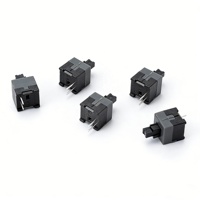 Interrupteur miniature à bouton-poussoir KFC-04B-845-2GS 8.45 2P, interrupteur à bascule autobloquant, plaqué argent, anti-poussière, 24V 10mA IP38