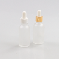 Vente en gros de flacons compte-gouttes cosmétiques vides personnalisés avec logo imprimé, 30 ml, 50 ml, pour lotion, sérum, huile essentielle