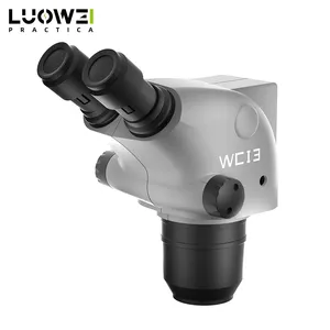 LUOWEI WCI3 mikroskop BGA 6565-H, mikroskop binokular kepala untuk perbaikan ponsel 6, 5x-65x perbesaran kontinyu