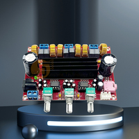Carte d'amplificateur audio XH-M139 2x50W 100W Modules d'amplificateur 2.1 canaux DC 12-24V 3 canaux sonores Économie d'énergie Pure HiFi Musique