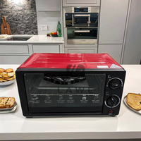 Mini Four Électrique 12L Chaleur Intérieure pour Cuisson de Gâteaux, Four à Pizza Portable de Table