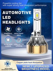 Ampoules de phares LED automobiles Gicoo R12 880 H7 72W 30000LM 6500K 12V-24V Dissipation thermique par plaque de cuivre Nouveau modèle amélioré - Product Image 1
