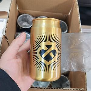 Copa de aluminio <span class=keywords><strong>anodizado</strong></span> puede dar forma a 12oz 16oz logotipo impreso muestras gratuitas personalizadas revestimiento interior de grado alimenticio reutilizable - Product Image 2