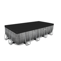 Bestway – piscine à cadre métallique 56996, ensemble de piscine rectangulaire hors sol pour enfants et adultes