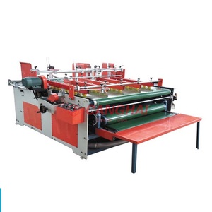 Machine à plier, coller et presser les boîtes en carton semi-automatique, machine à fabriquer des boîtes en carton ondulé - Product Image 5
