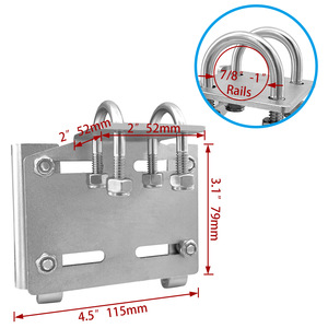 ISURE nuevo acero inoxidable 304 tipo Vertical Horizontal accesorio de barco soporte de anclaje de pista para estante colgante de barco - Product Image 3