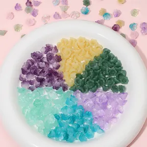 18 Years Beads Wholesale Supplier Designer Glass Bead Jade Like Gradient Color Orchids Beads For Jewelry Bracelets Charms Making