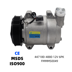 MQ915045 คอมเพรสเซอร์แอร์รถยนต์ คอมเพรสเซอร์แอร์รถยนต์ DKS17C 6PK Pulley AC Compressor หรือ Delica 2003 KR-SKF2MM - Product Image 1