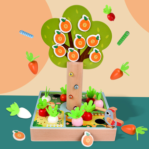 <span class=keywords><strong>Jeu</strong></span> <span class=keywords><strong>de</strong></span> pêche magnétique <span class=keywords><strong>en</strong></span> <span class=keywords><strong>bois</strong></span> Montessori pour enfants, avec <span class=keywords><strong>jeu</strong></span> <span class=keywords><strong>de</strong></span> tri des tailles <span class=keywords><strong>de</strong></span> carottes à tirer, éducatif et très demandé - Product Image 3
